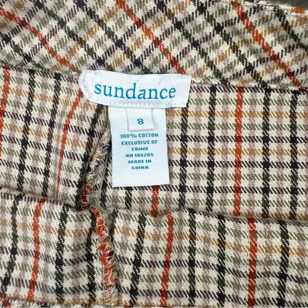 Sundance Women’s Brewster Wide Leg Plaid Pants Sz 8 - Picture 7 of 8